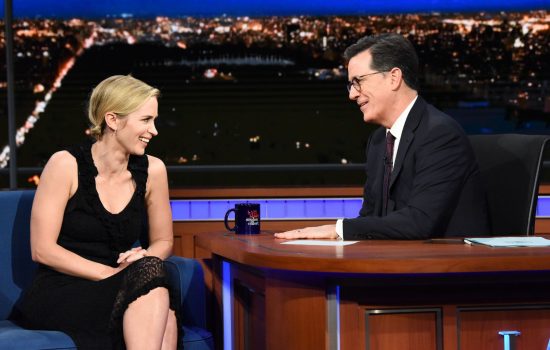 ‘The Late Show with Stephen Colbert’ Interview + Stills & Screencaptures